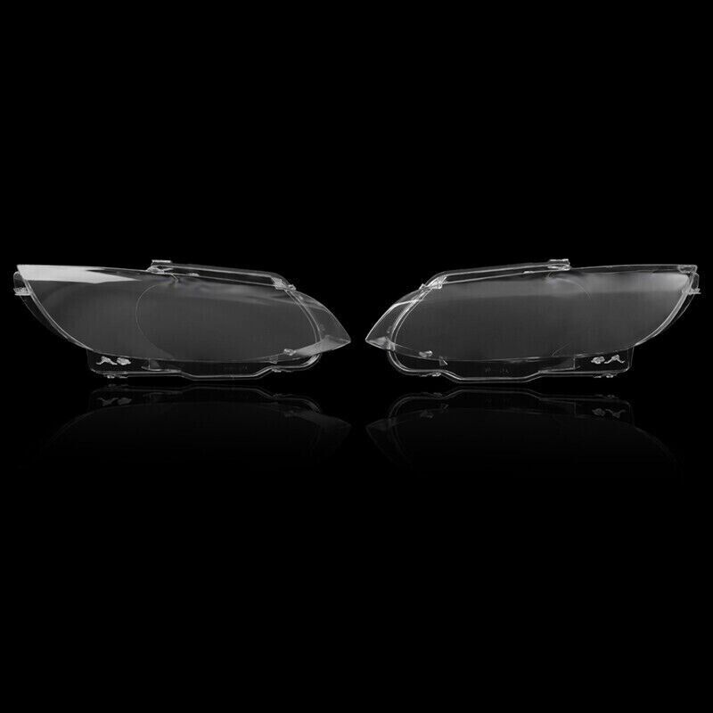 2X HEADLIGHT HEADLAMP LENS COVER SHELL FOR BMW E92 COUPE E93 CABRIO 2006-2009 08